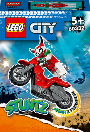 60332 LEGO® City Stunt Pārgalvīgā skorpiona triku motocikls 60332
