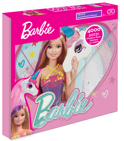 "DIAMOND DOTS radošs dimanta gleznas komplekts ""Barbie I Believe"", 4000 punkti, DBX.094" DBX.094
