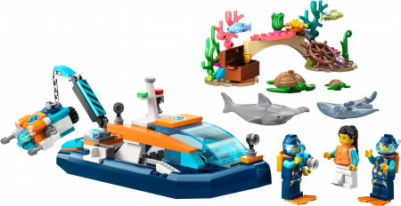 60377 LEGO® City Pētnieku niršanas kuģis 60377