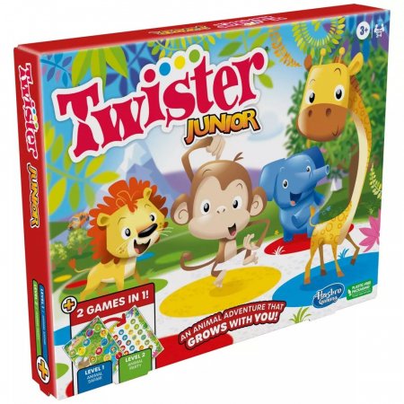 HASBRO GAMING spēle Twister Junior (LV, EE), F7478EL0 F7478EL0