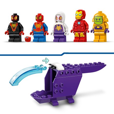 10794 LEGO® Spidey Spidey komandas tīklu vērpšanas štābs 