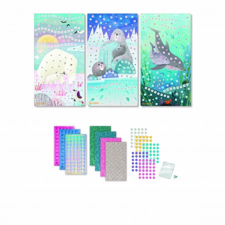 SYCOMORE radošais komplekts, mosaics sticker art, baby sea animals, CRE7055 CRE7055