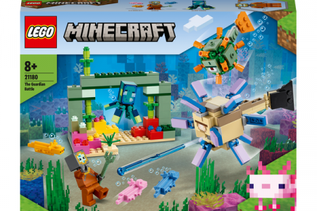 21180 LEGO® Minecraft™ Cīņa ar sargiem 21180