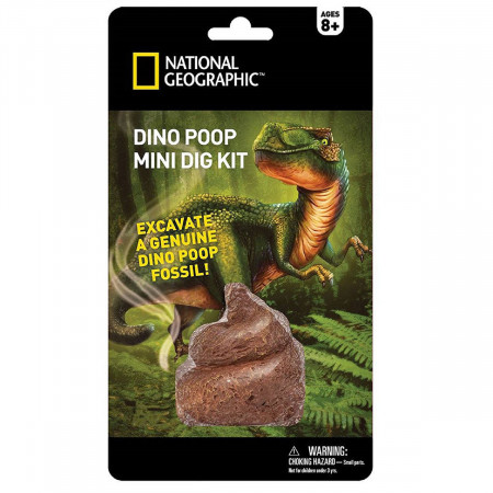 NATIONAL GEOGRAPHIC Carded Mini Dig Dino Poop, komplekts, NGMDIGPOOP NGMDIGPOOP