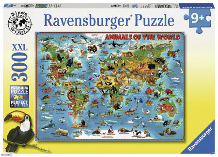 RAVENSBURGER puzle Pasaules dzīvnieki, 300 gab., 13257 13257