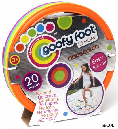GOOFY FOOT lēkšanas spēle Hopscotch, 56005 