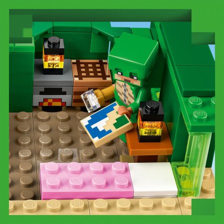 21254 LEGO®  Minecraft Bruņurupuču Pludmales Māja 
