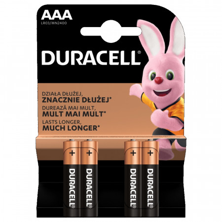 DURACELL akumulators AAA 4 gab, DURB055 
