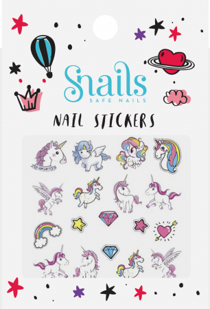 SNAILS nail stickers, Unicorns, 8060 8060