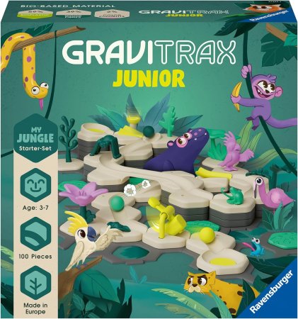 GRAVITRAX  interaktīvais konstruktors Junior Starter-Set L Jungle, 27499 