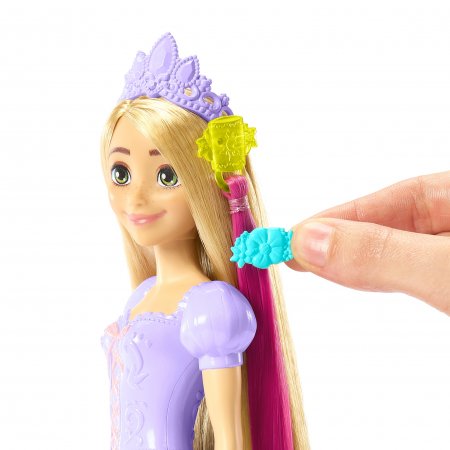 DISNEY PRINCESS lelle Long hair Rapunzel Salātlapiņa, HLW18 HLW18