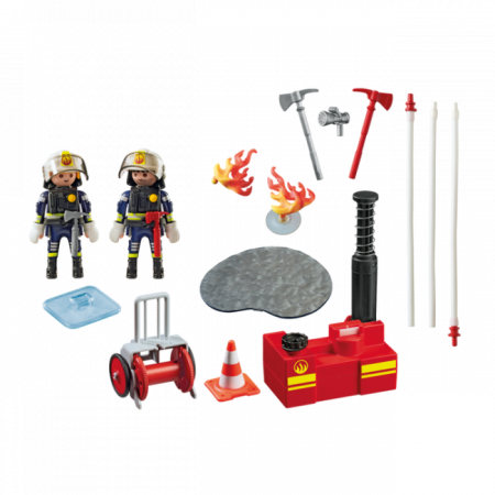 PLAYMOBIL CITY ACTION Firefighting Operation with Water Pump, 5397 5397