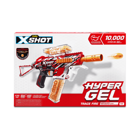 X-SHOT rotaļu pistole "Hyper Gel", 1. sērija, 10000 gēla bumbiņas, sortiments, 36621 