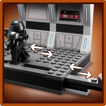 75324 LEGO® Star Wars™ Mandalorian Dark Trooper™ uzbrukums 75324
