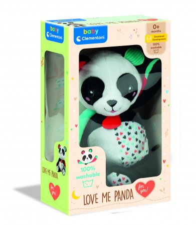 CLEMENTONI BABY plīša rotaļlieta Love Me Panda, 17656 17656