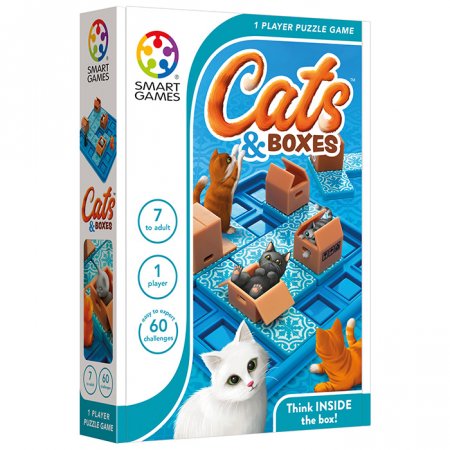 SMART GAMES spēle Cats & Boxes, SMA#450 SMA#450