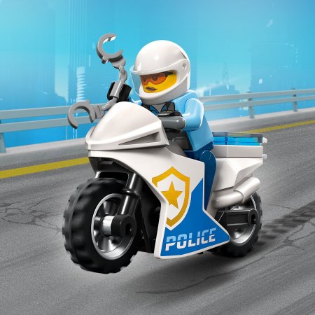 60392 LEGO® City Policijas motocikla pakaļdzīšanās automašīnai 60392