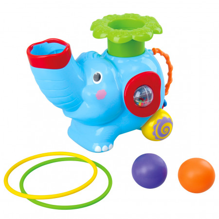 PLAYGO Rotaļlieta zilonis ar bumbiņām un gredzeniem, 2993 2993