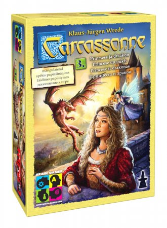 BRAIN GAMES Carcassonne 3. paplašinājums: princese un pūķis, BRG#CCE3 BRG#CCE3