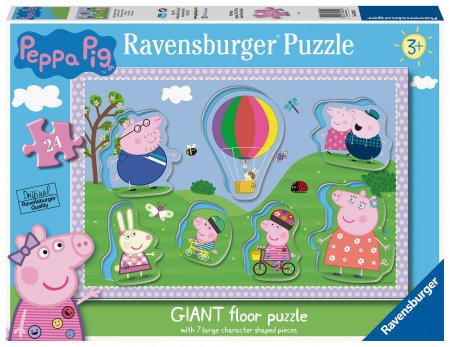 RAVENSBURGER puzle Peppa Pig Shaped, 24gab., 03026 03026