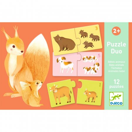 DJECO puzle, baby animals, DJ08197 DJ08197