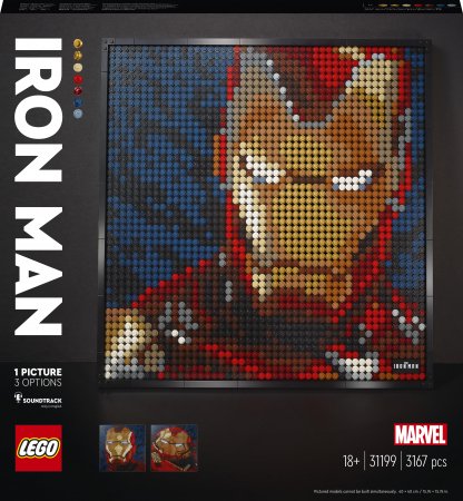 31199 LEGO® Art Marvel Studios Dzelzs vīrs 31199