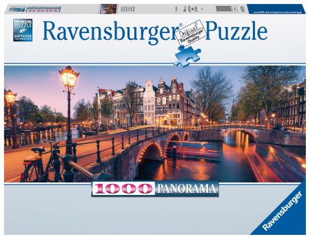 RAVENSBURGER puzle Abend in Amsterdam, 1000gab, 16752 16752