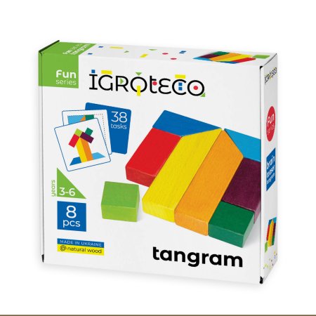 IGROTECO loģiskā spēle Tangram, IG0446 