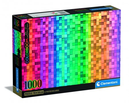 "CLEMENTONI puzle HQC ""Colorboom Compact"", 1000 gab., 39782" 39782