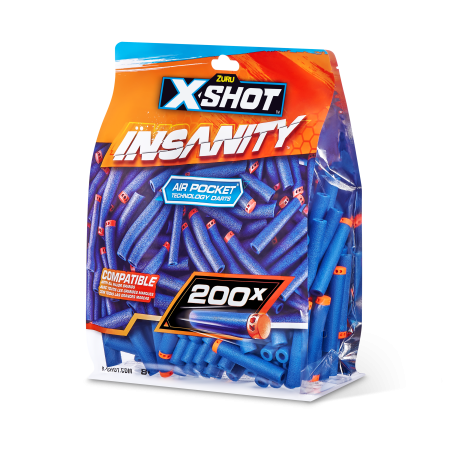 X-SHOT uzpilde "Insanity", 200 gab.,36624 