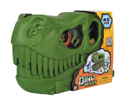 CHAP MEI rotaļlietu komplekts Dino Valley Dino Skull Bucket, 45 pcs., 542029 542029
