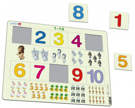 LARSEN puzzle Savieno figūras un skaitļus, AR3 AR3