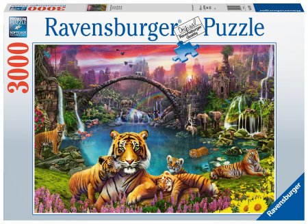 RAVENSBURGER puzle Tiger in paradies Lagune, 3000gab., 16719 16719