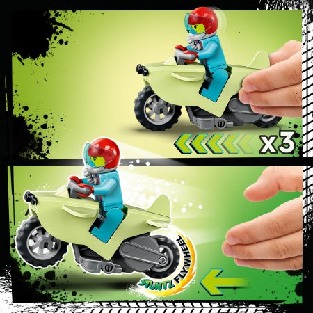 60338 LEGO® City Stunt Satriecošās šimpanzes triku cilpa 60338