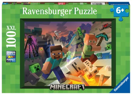"RAVENSBURGER puzle ""Monster Minecraft"", 100 gab., 13333" 13333