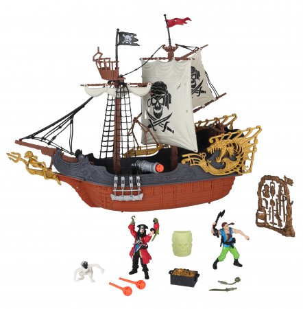 CHAP MEI rotaļlietu komplekts Pirates Deluxe Captain Ship, 505219 505219