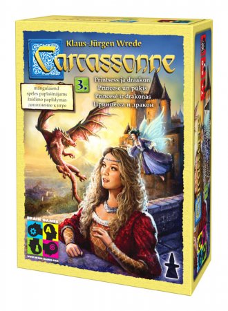 BRAIN GAMES Carcassonne 3. paplašinājums: princese un pūķis, BRG#CCE3 BRG#CCE3