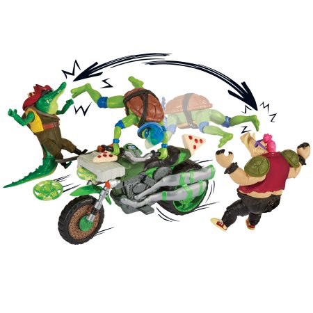 TMNT motocikls Ninja Kick ar Leonardo fig?ru, 83431 83431