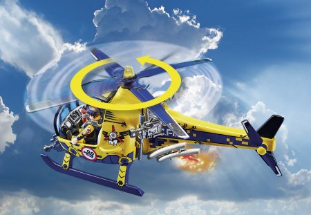PLAYMOBIL AIR STUNTSHOW Helikopters ar filmēšanas komandu, 70833 70833