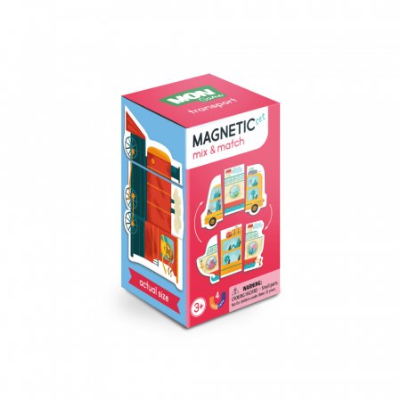 DODO magnētiskā spēle Mix & Match, Transport, 200218 200218