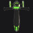 YVOLUTION skrejritenis Neon Glider, green, 100965 100965