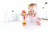 HAPE attīstošā rotaļlieta Beaded Raindrops, sarkana, E0327 E0327