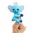 FINGERLINGS interaktīvā rotaļlieta zilonis, pelēks, 3596 3596