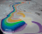 INKEE vannas bumba Foamy Rainbow, 22511 