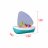 BB JUNIOR bath toy Splash 'N Play Light Up Sailboat, 16-89022 16-89022