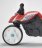 FALK skrejmašīna - motocikls ar  gumijas riteņiem, sarkans, 440S 440S