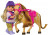 SIMBA EVI LOVE Pony, 3-ass. 105737464
