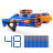 X-SHOT rotaļu pistole "Berzerko Insanity", 1. sērija, 36610 