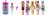 BARBIE Color Reveal Chelsea Color Block Series lelle, dažādas., GTT24 GTT24