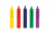 COLORINO KIDS vannas krītiņi, 5 krāsas, 67300PTR 67300PTR